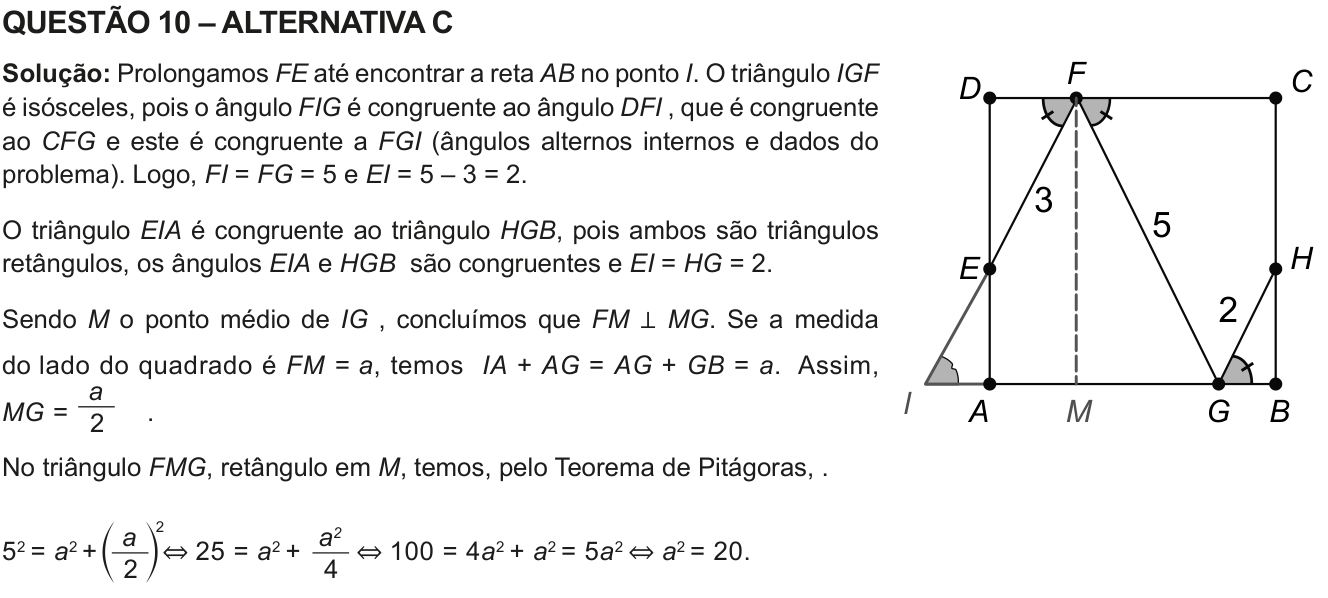 Solução oficial no documento da OBMEP
