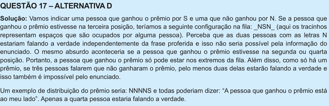 Solução oficial no documento da OBMEP