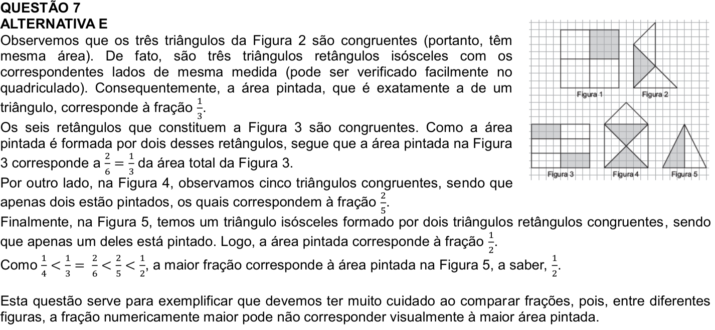 Solução oficial no documento da OBMEP