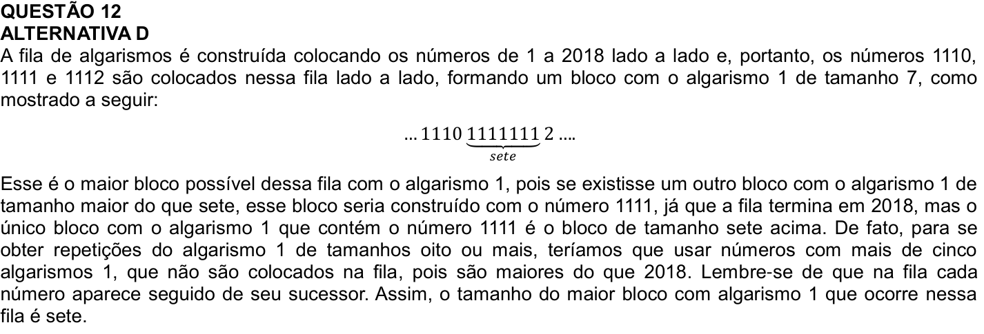 Solução oficial no documento da OBMEP