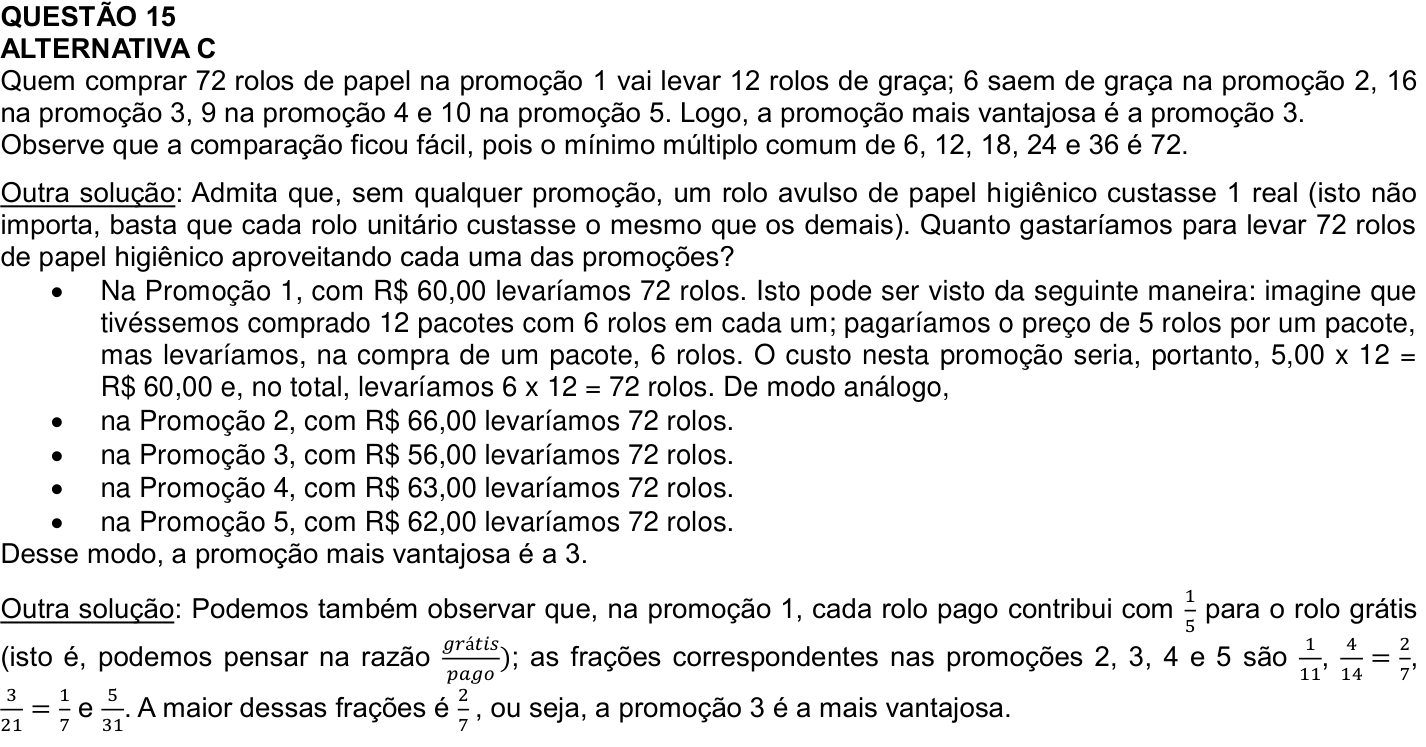 Solução oficial no documento da OBMEP