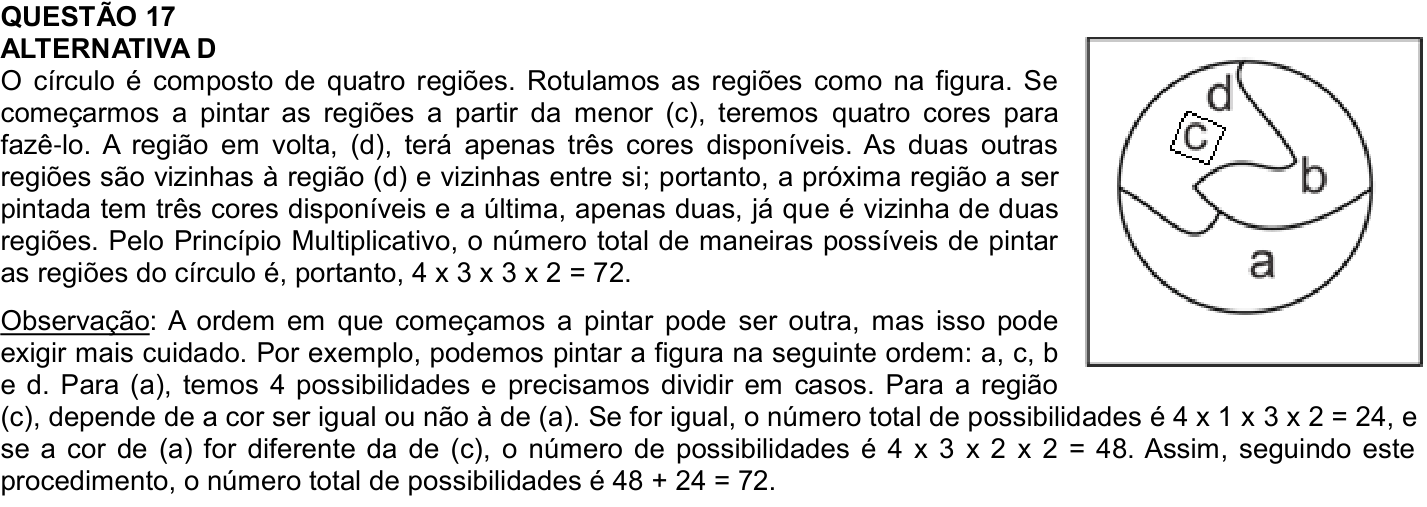 Solução oficial no documento da OBMEP