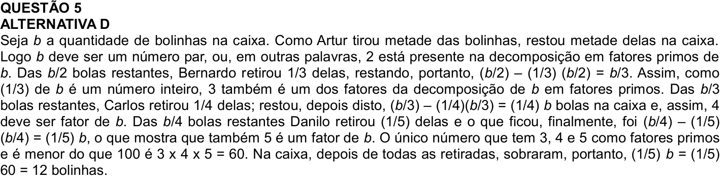 Solução oficial no documento da OBMEP
