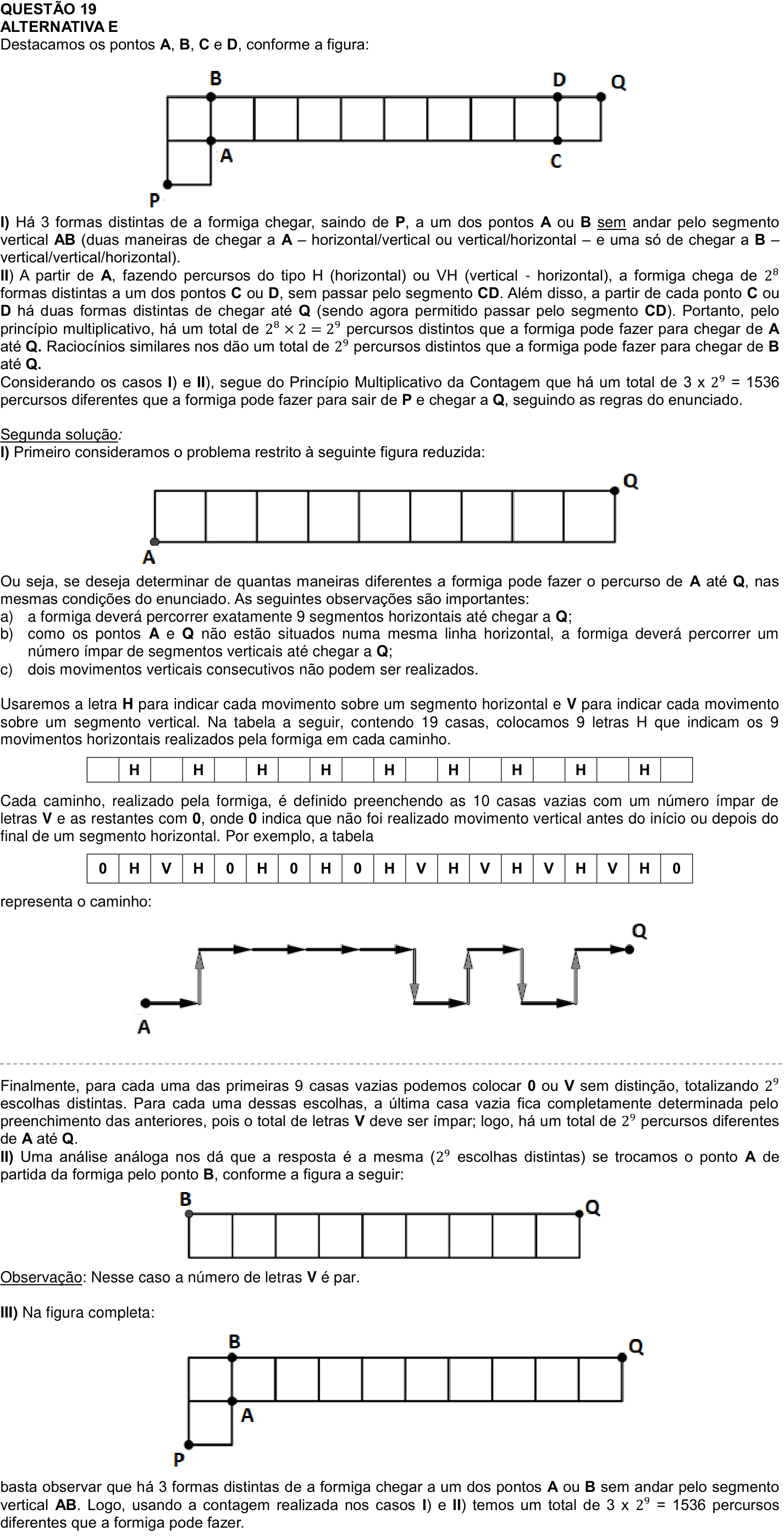 Solução oficial no documento da OBMEP