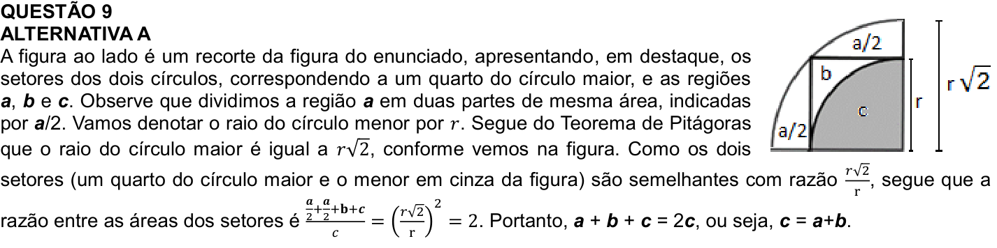 Solução oficial no documento da OBMEP