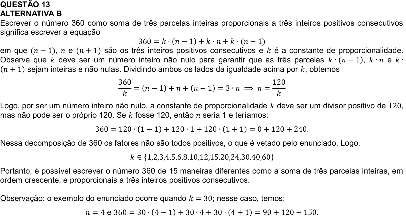 Solução oficial no documento da OBMEP