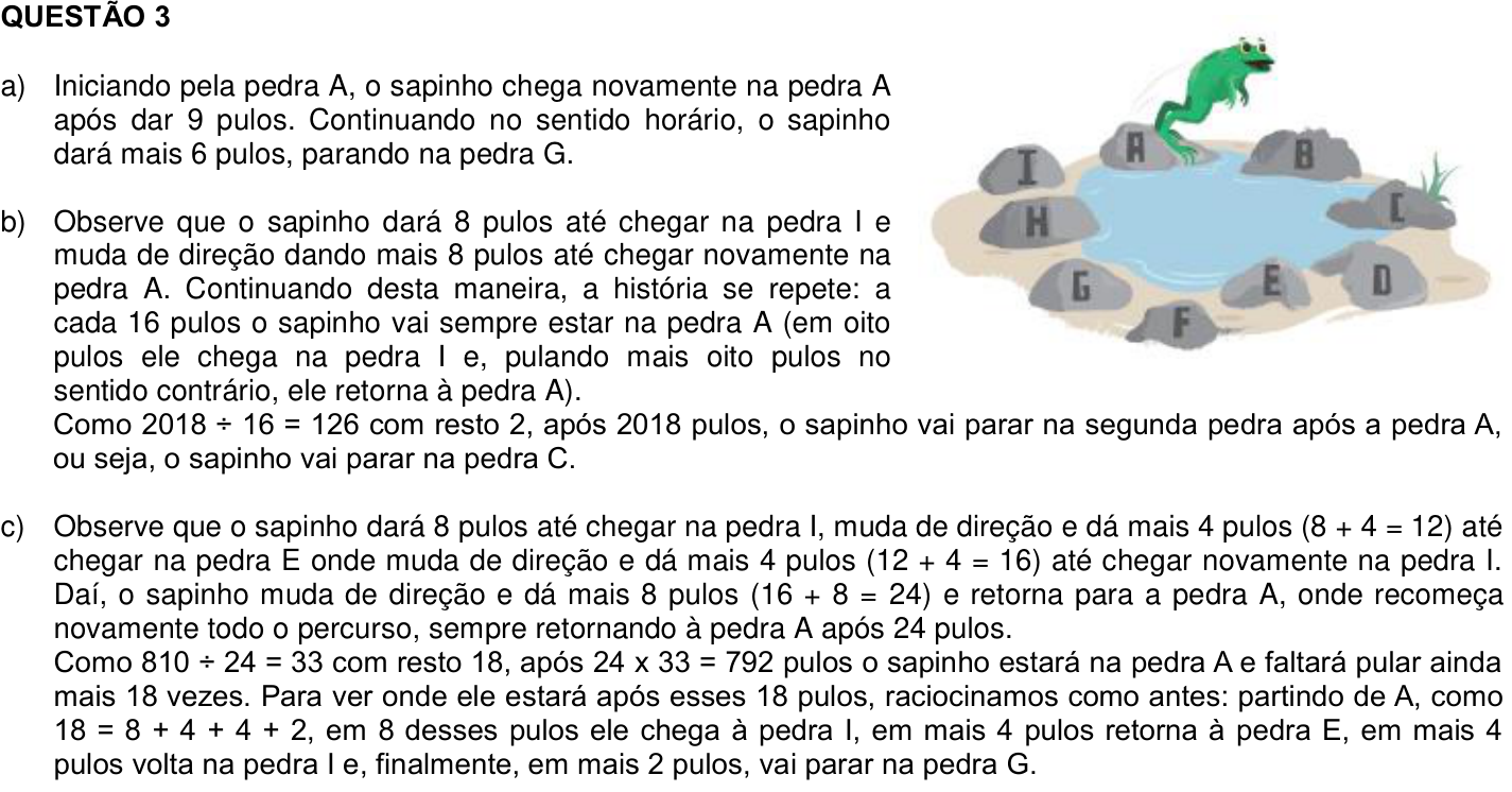 Solução oficial no documento da OBMEP