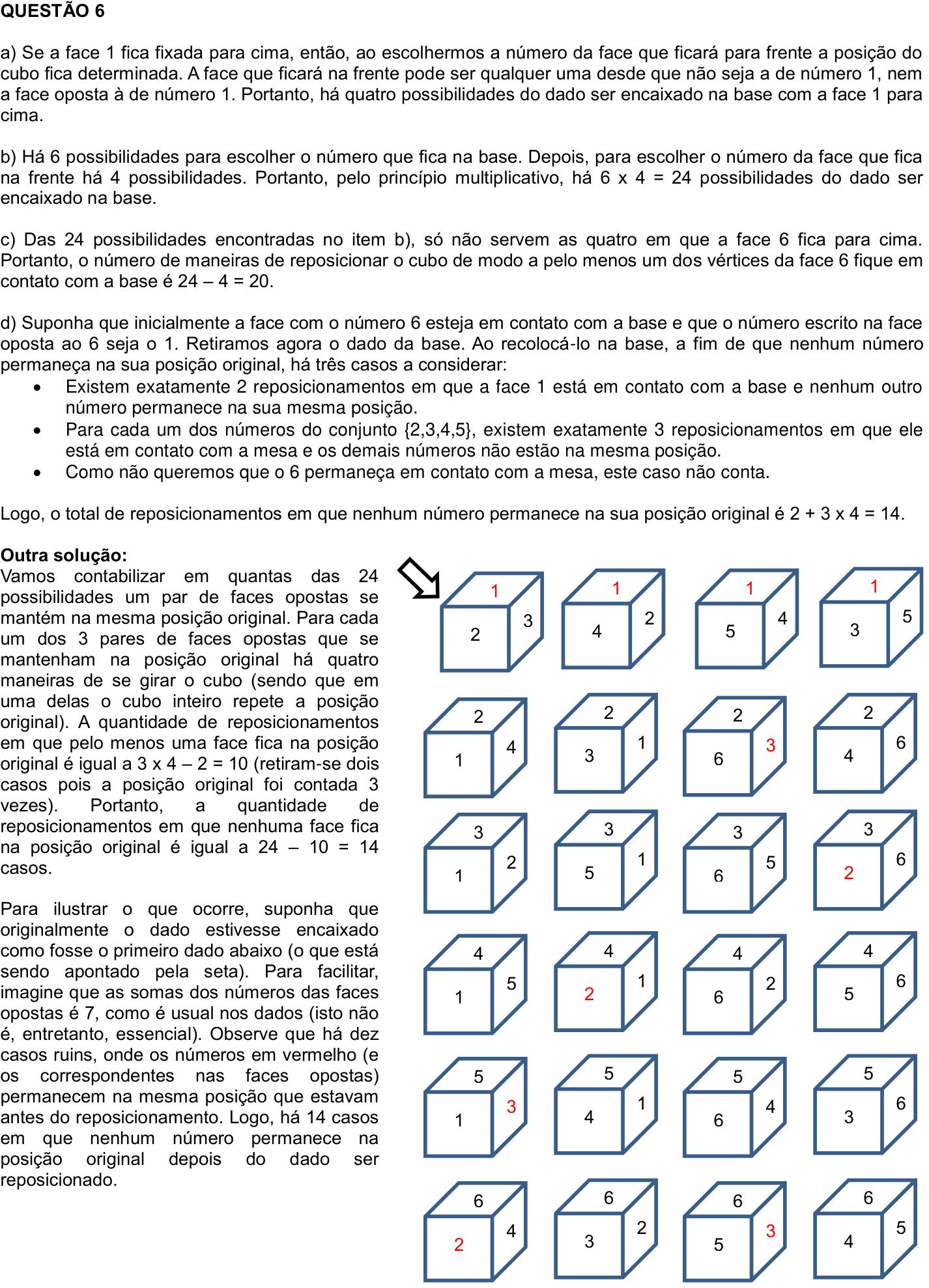 Solução oficial no documento da OBMEP