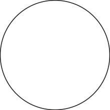 Circunferência completa.