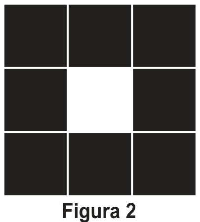 F2 Figura 2 do processo de geração do Carpete de Sierpinski